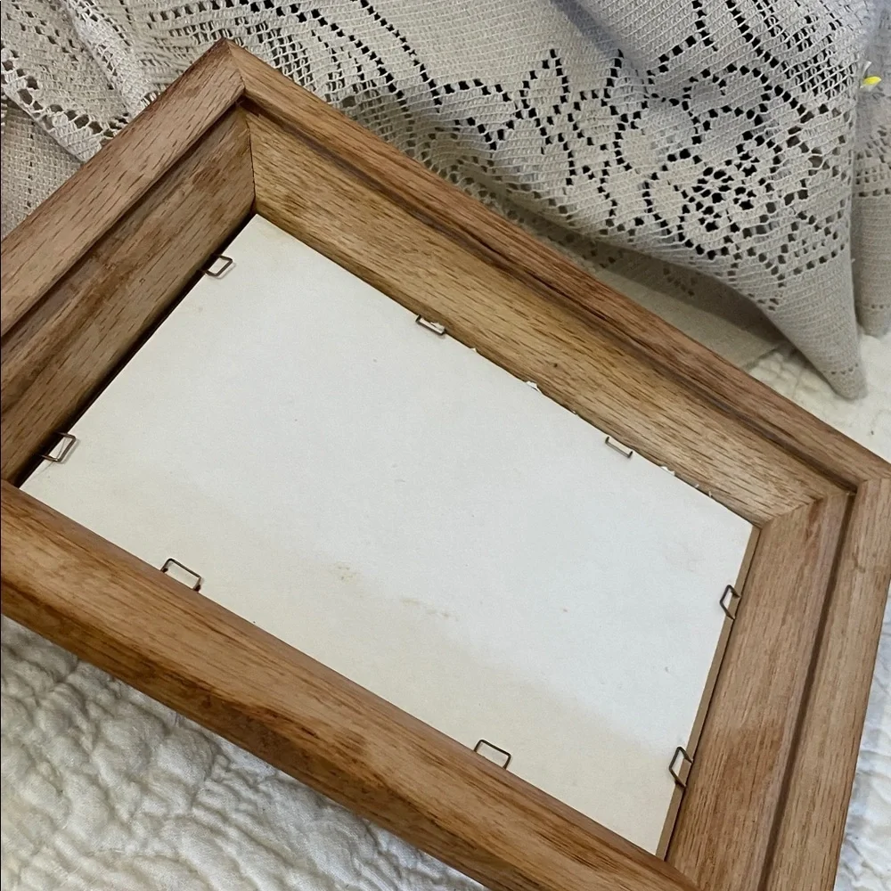 Framed Bird Print in Wood Frame - Brown Frame, White Mat